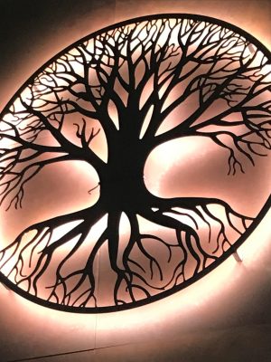 Arbre de vie noir LED