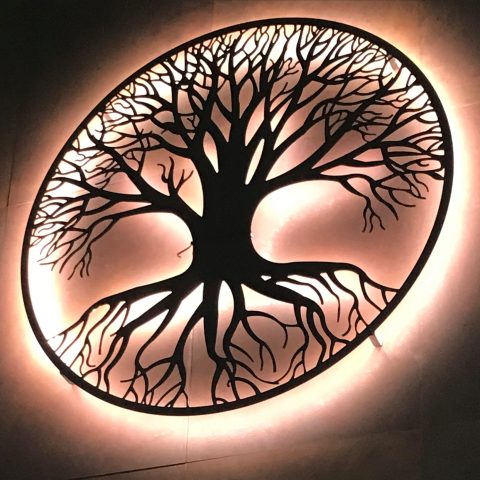 Arbre de vie noir LED