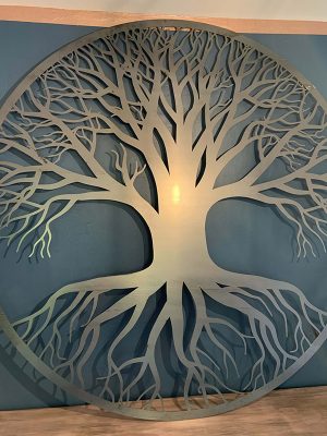 Arbre de vie acier brut