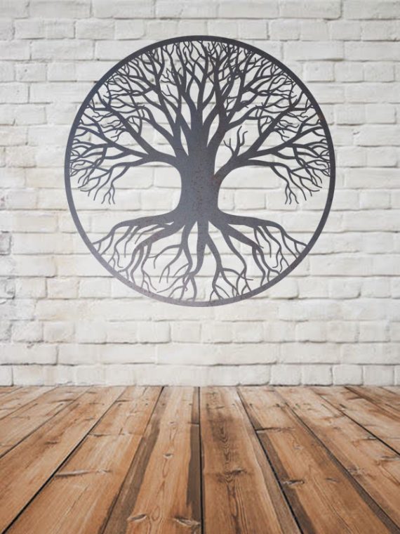Arbre de vie acier brut